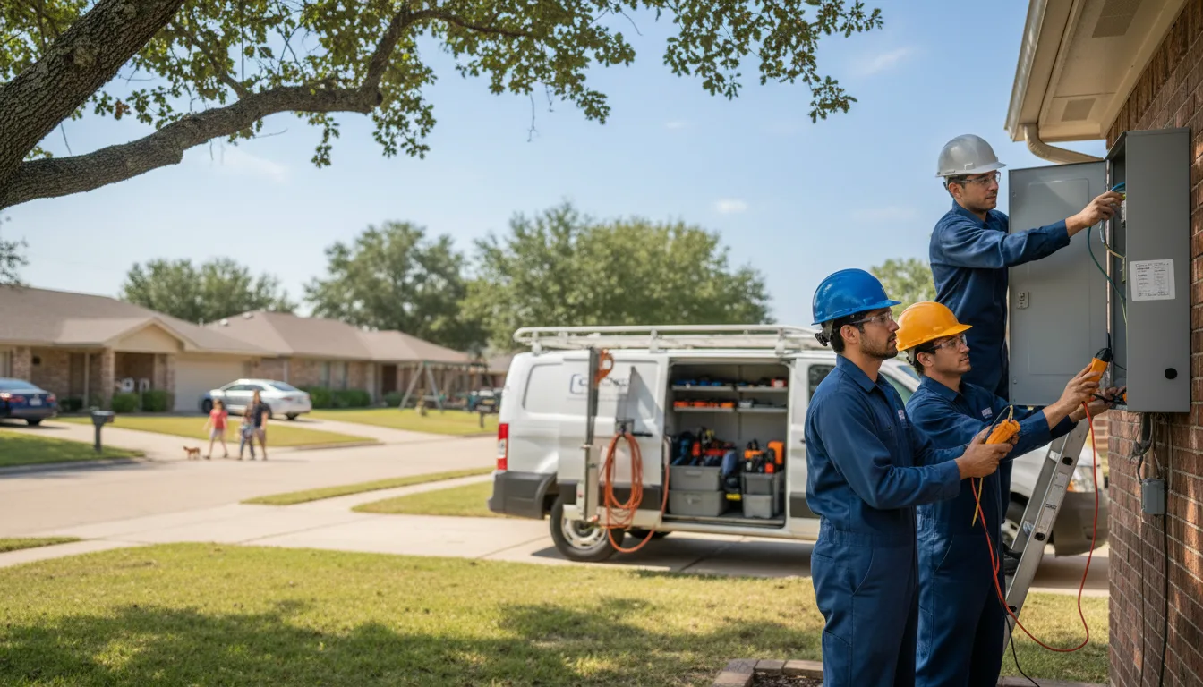Certified electrician providing emergency electrical services in Maquoketa, IA